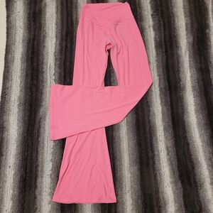 Pink Flared Yoga Pants Size S